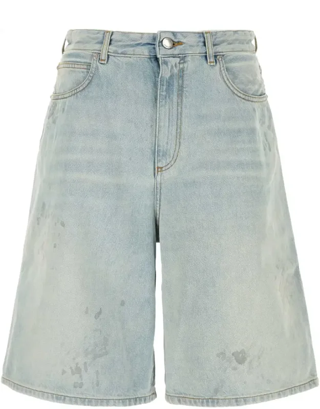 Denim Bermuda Shorts