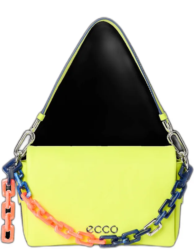 Large Chain Soft Leather Pinch Crossbody And Shoulder Bag