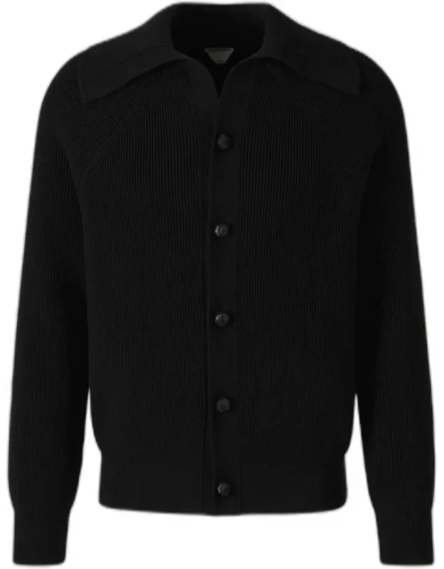 Cotton Ribbed Cardigan