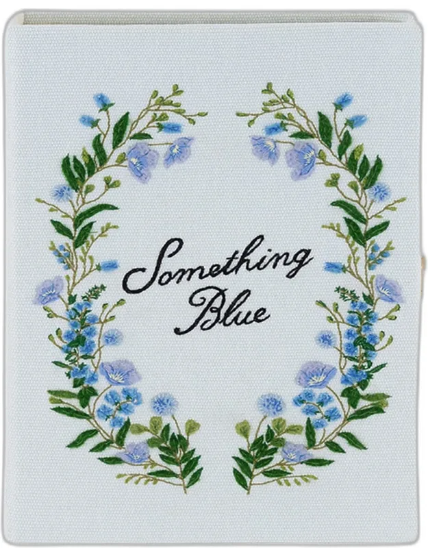 Something Blue Book Clutch Bag