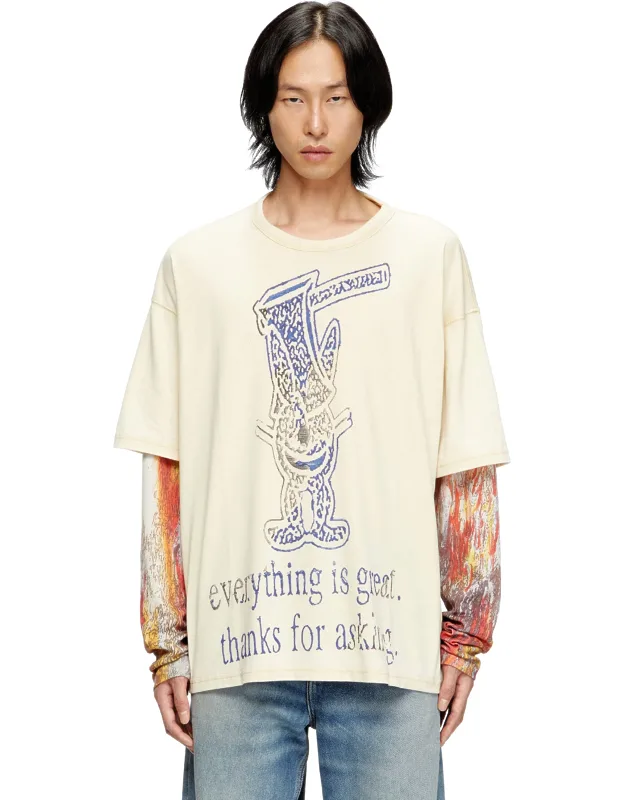 Long-sleeve T-shirt With Layered Effect