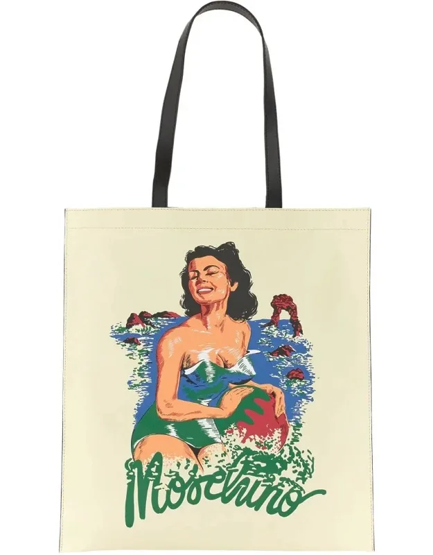 Hawaiian Print Tote Bag