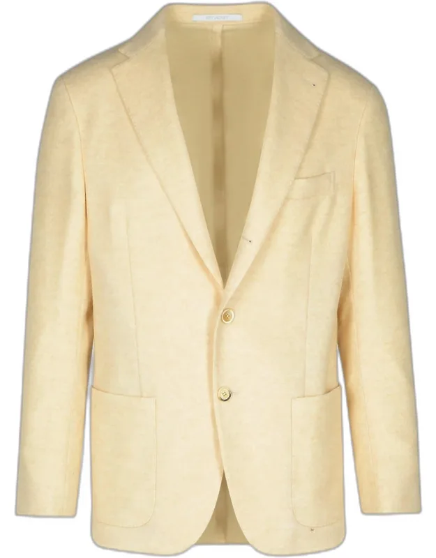 Blazer In Wool And Cashmere Blend