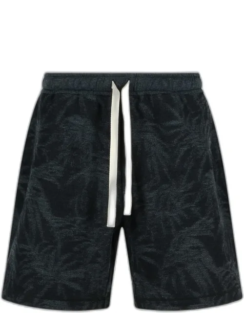 Bermuda Shorts With Elasticated Waistband And Drawstring