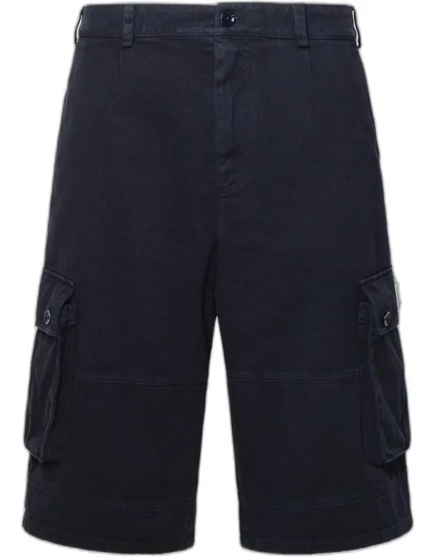 Cotton Cargo Bermuda Shorts
