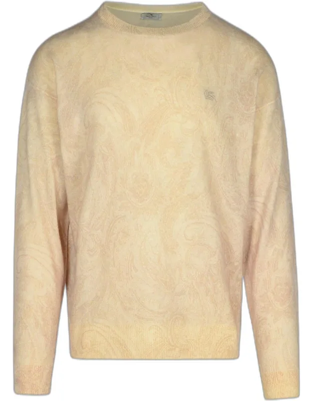 Paisley Wool Sweater