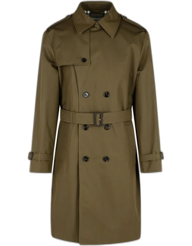 Cotton Blend Trench Coat