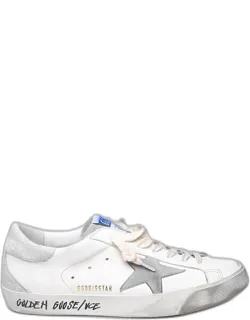 Sneakers With Logo Label On The Tongue And Gray Logo Heel