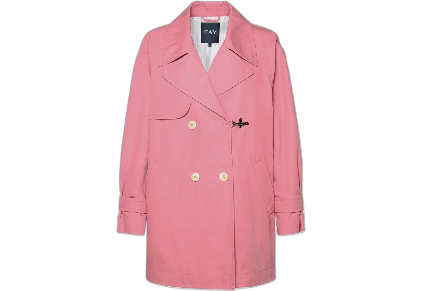 Double-breasted Cotton Trench Coat
