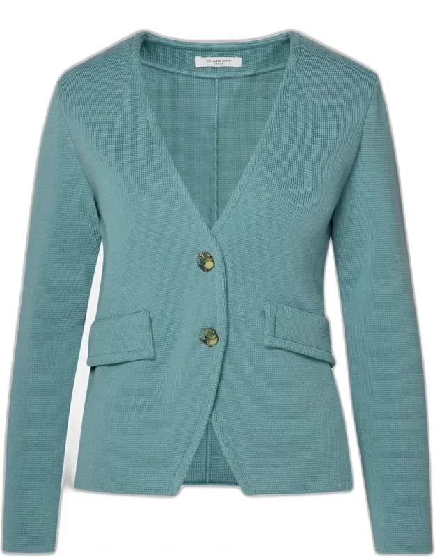 Light Blue Cotton Jacket