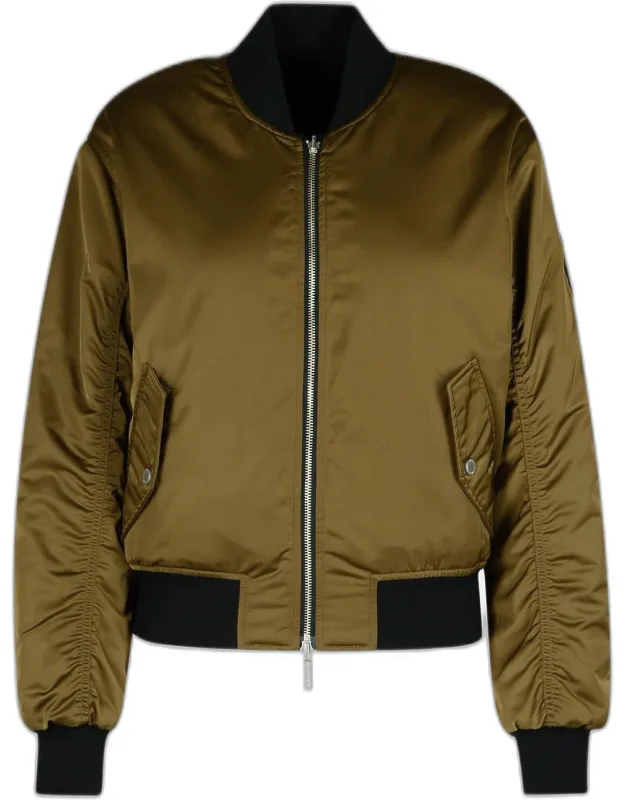 Jet Polyester Bomber Jacket