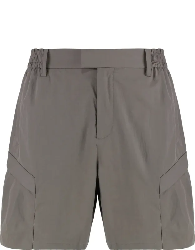 Cotton Blend Bermuda Shorts