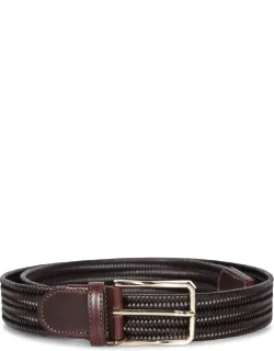 Braided Leather Belt