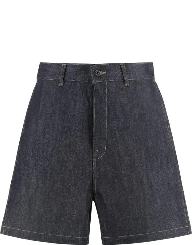 Denim Bermuda Shorts
