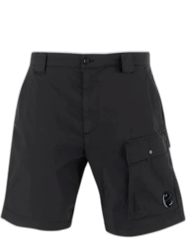 Stretch Cotton Blend Cargo Shorts