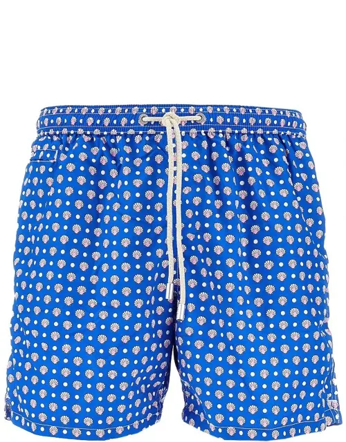 Summer Shell Print Swim Shorts