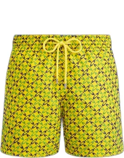 Swim Shorts Embroidered Homard Pixel - Limited Edition - Swimming Trunk - Mistral