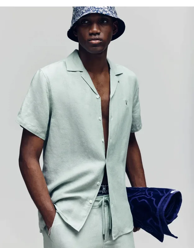 Windcrest Linen Blend Short Sleeve Shirt