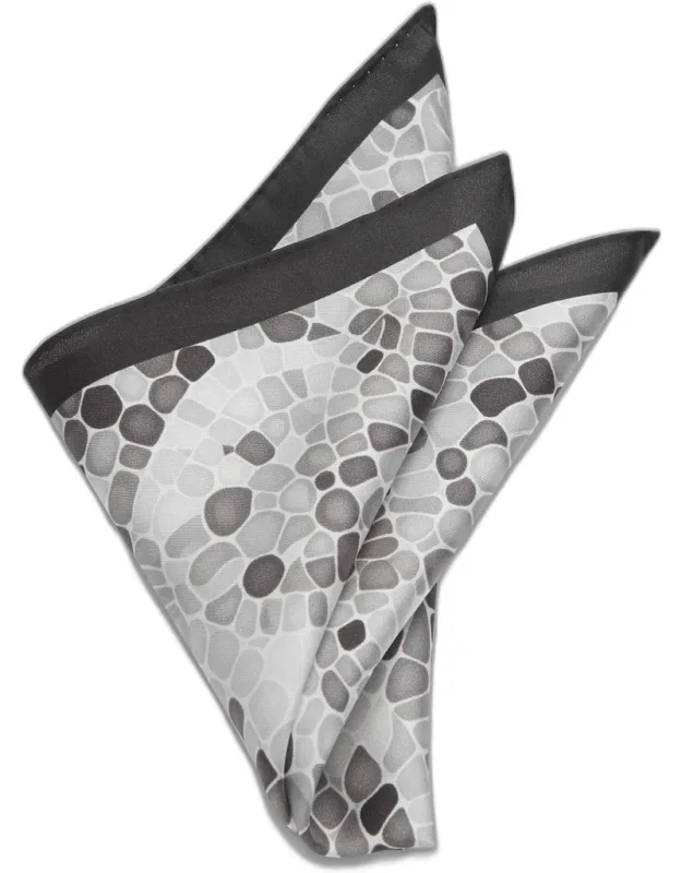 Watercolor Mosaic Pocket Square