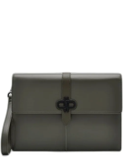 Icon Leather Clutch Bag