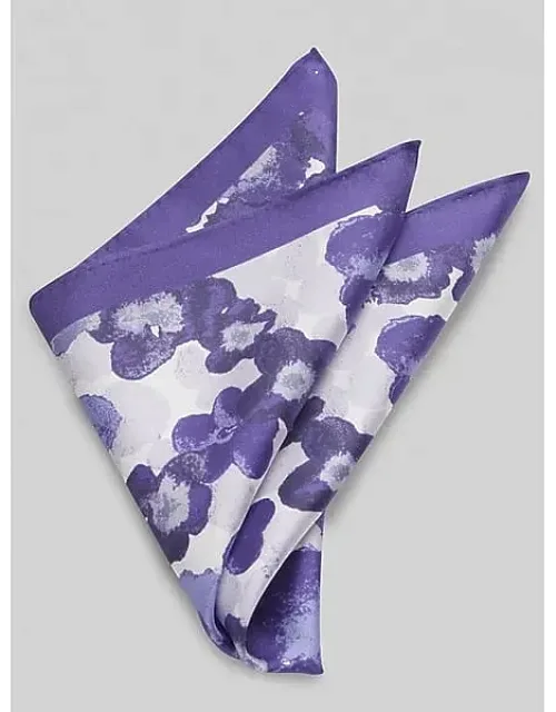 Watercolor Floral Pocket Square