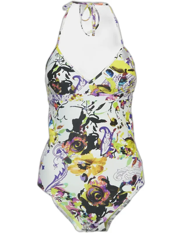 Printed Jersey Swimsuit