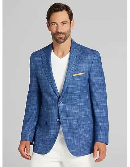 Classic Fit Windowpane Plaid Sport Coat