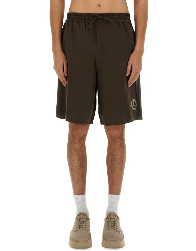 Drawstring Bermuda Shorts