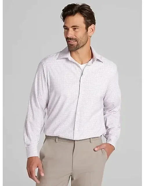 Performance Small Plaid Dress Shirt