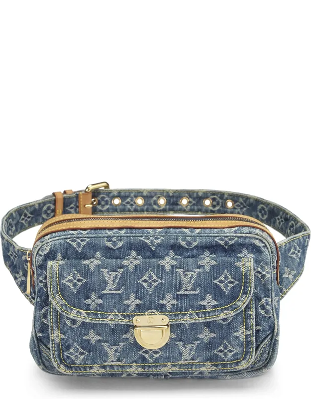 Monogram Denim Bumbag