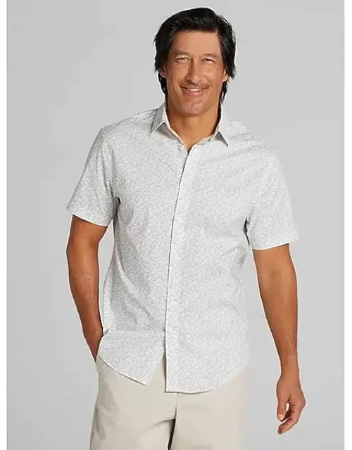 Big & Tall Slim Fit Performance 4-way Stretch Button Up Shirt