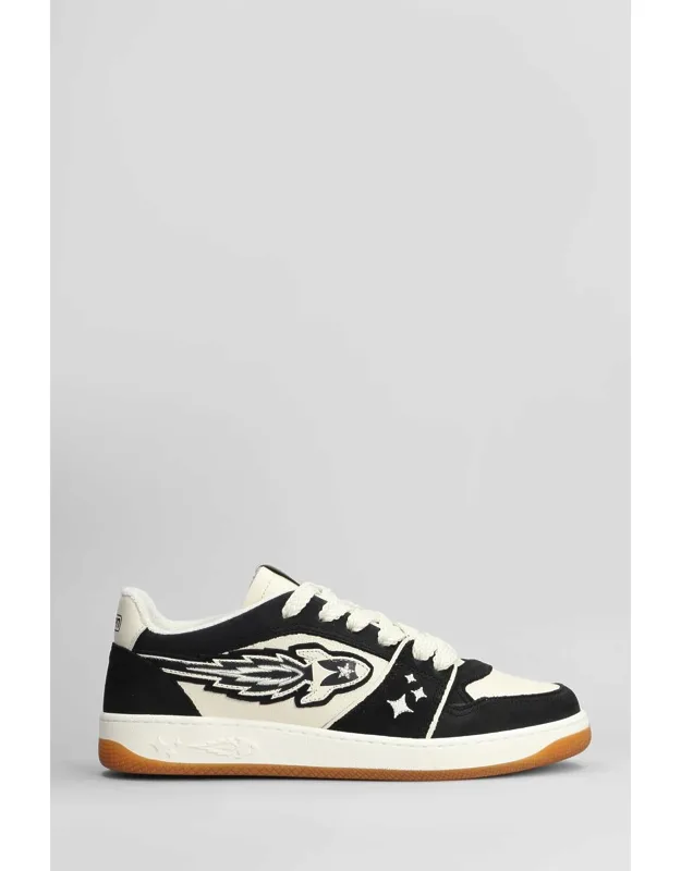 Egg Rocket Sneakers In Suede And Leather