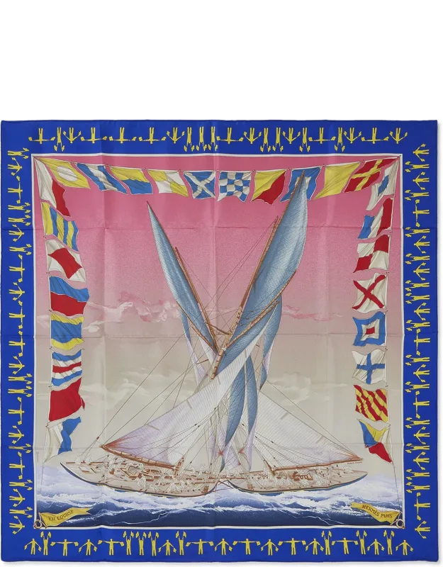 En Course Silk Scarf