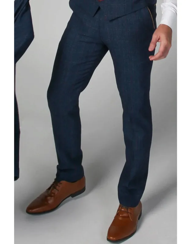 Tweed Checked Trousers