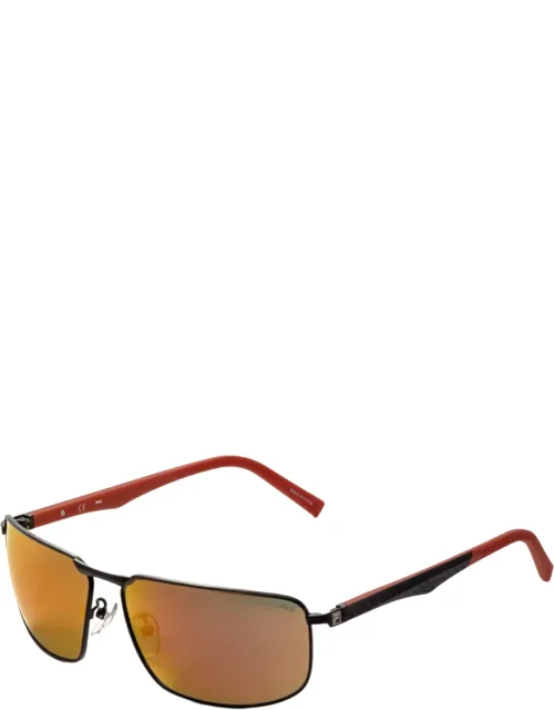 63 Mm Matte Black Sunglasses