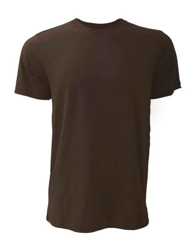 _canvas Jersey Crew Neck T-shirt With Ribbed Neckline And Double-stitched Hems_