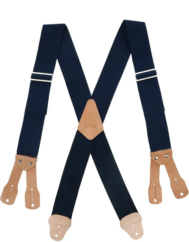 Big & Tall Non-elasticized Button End Work Suspenders