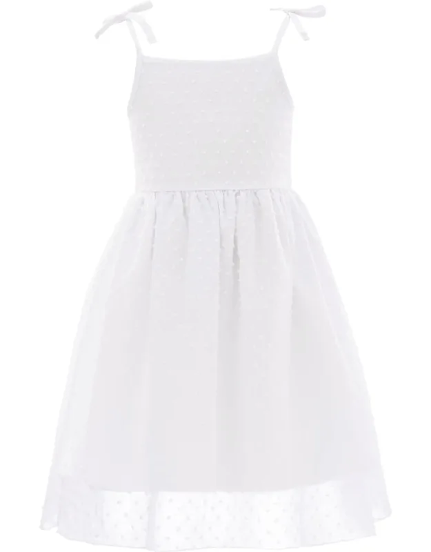 Shoulder Tie Bow Dress