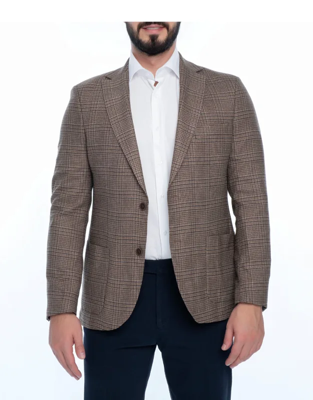 Merci Regular Fit Plaid Sport Coat