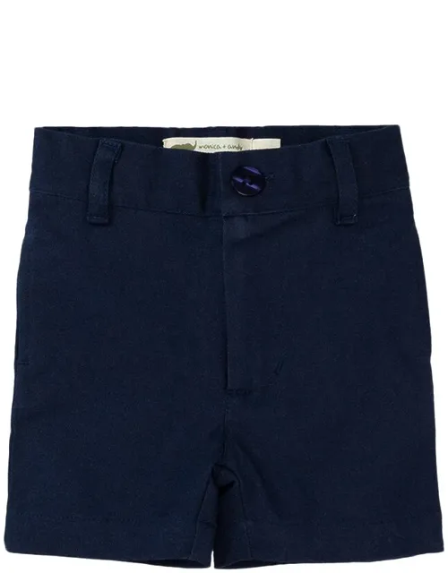 Old Sport Shorts With Button And Zipper Closure