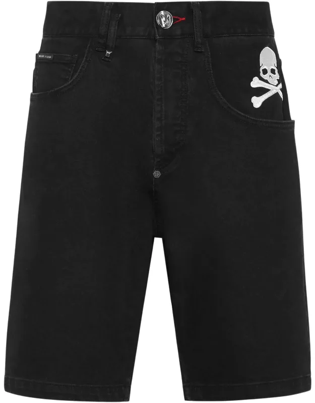 Denim Shorts Formentera Fit Skull & Bones