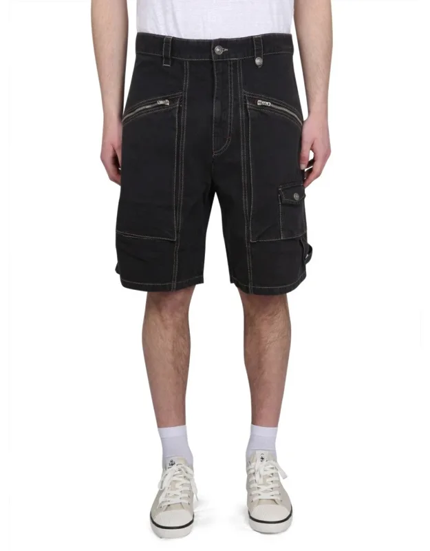 Denim Bermuda Shorts