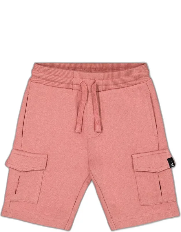 French Terry Short With Drawstring Waistband And Side Pockets