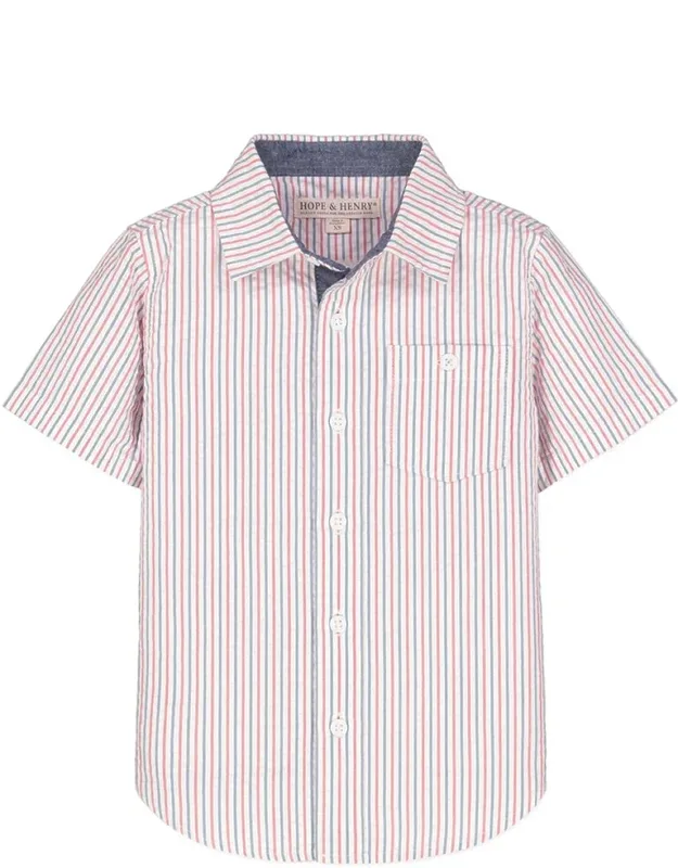 Seersucker Short Sleeve Shirt