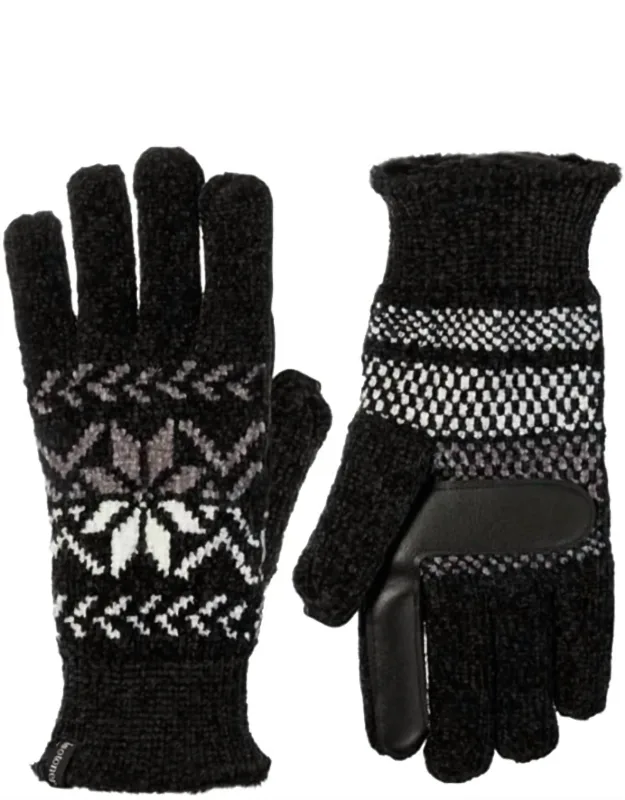 Chenille Snowflake Gloves