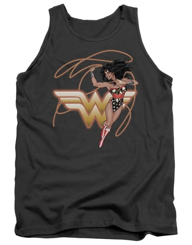 Justice League Of America Glowing Lasso Tank Top
