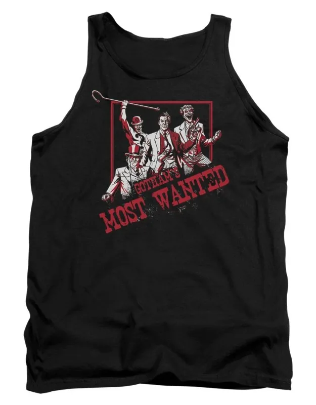 Batman Gothams Most Wanted Tank Top