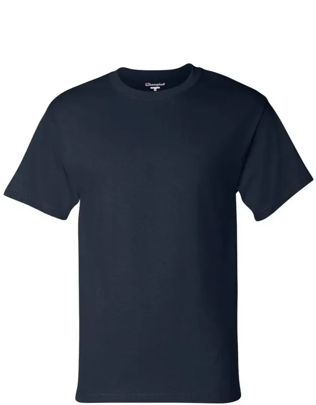 Short Sleeve T-shirt With Shoulder-to-shoulder Taping And Tag-free Neck Label