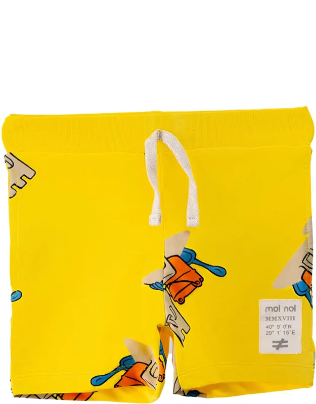 Sand Castle Graphic Cotton Shorts