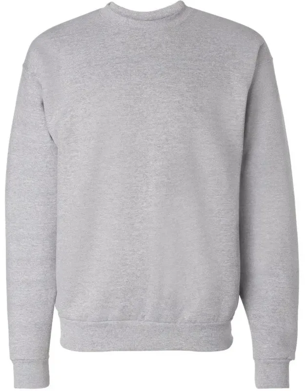 Ecosmart Crewneck Sweatshirt With Low-pill Fleece And Ribbed Cuffs
